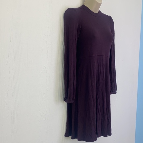 American Eagle - Soft and Sexy Soft Deep Plum Midi Dress Size XXS - Picture 6 of 15